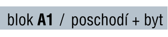 blok A1 / poschodí + byt
