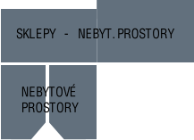 SKLEPY   -   NEBYT. PROSTORY NEBYTOVÉ PROSTORY