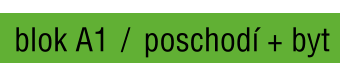 blok A1 / poschodí + byt