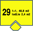 29 1+1, 40,8 m2 lodž.ie 2,4 m2
