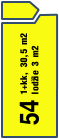54 1+kk, 30,5 m2 lodžie 3 m2