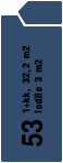 53 1+kk, 32,2 m2 lodžie 3 m2