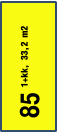 85 1+kk, 33,2 m2