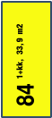 84 1+kk, 33,9 m2